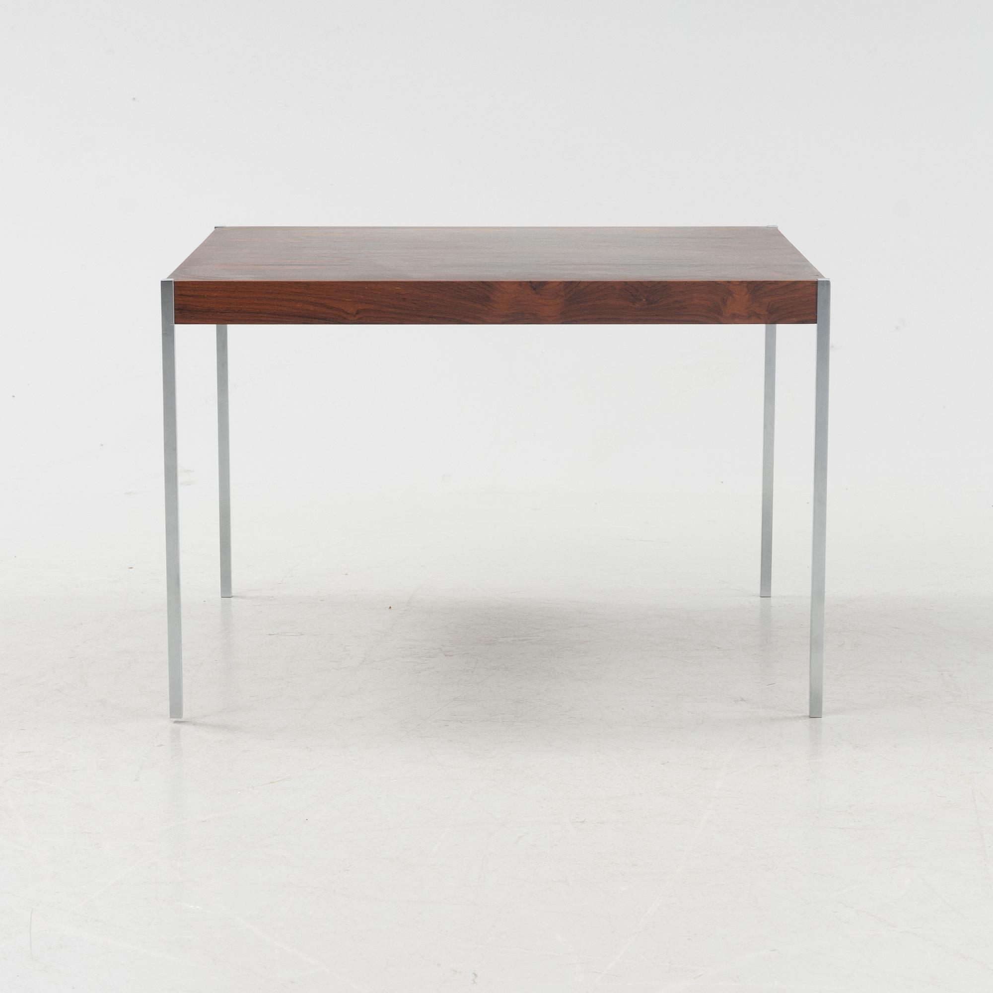 Uno & Östen Kristiansson, a rosewood veneered coffee table, Luxus, Vittsjö, 1960's.