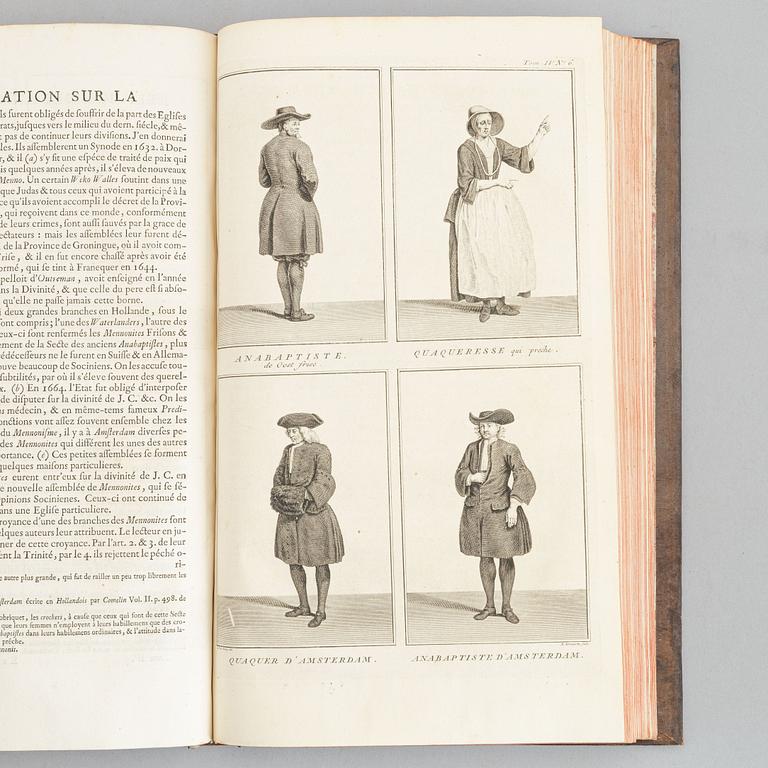 With 248 engraved plates relating to religious costumes and ceremonies, including distant lands such as China, 9 vols.