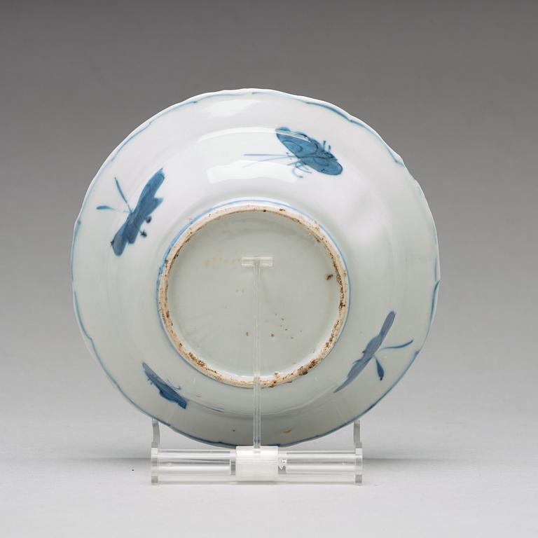 A set of ten blue and white dishes, Ming dynasty, Wanli (1572-1623).