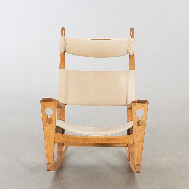 HANS J WEGNER, a rocking chair, model "GE673" "The Keyhole", Denmark.