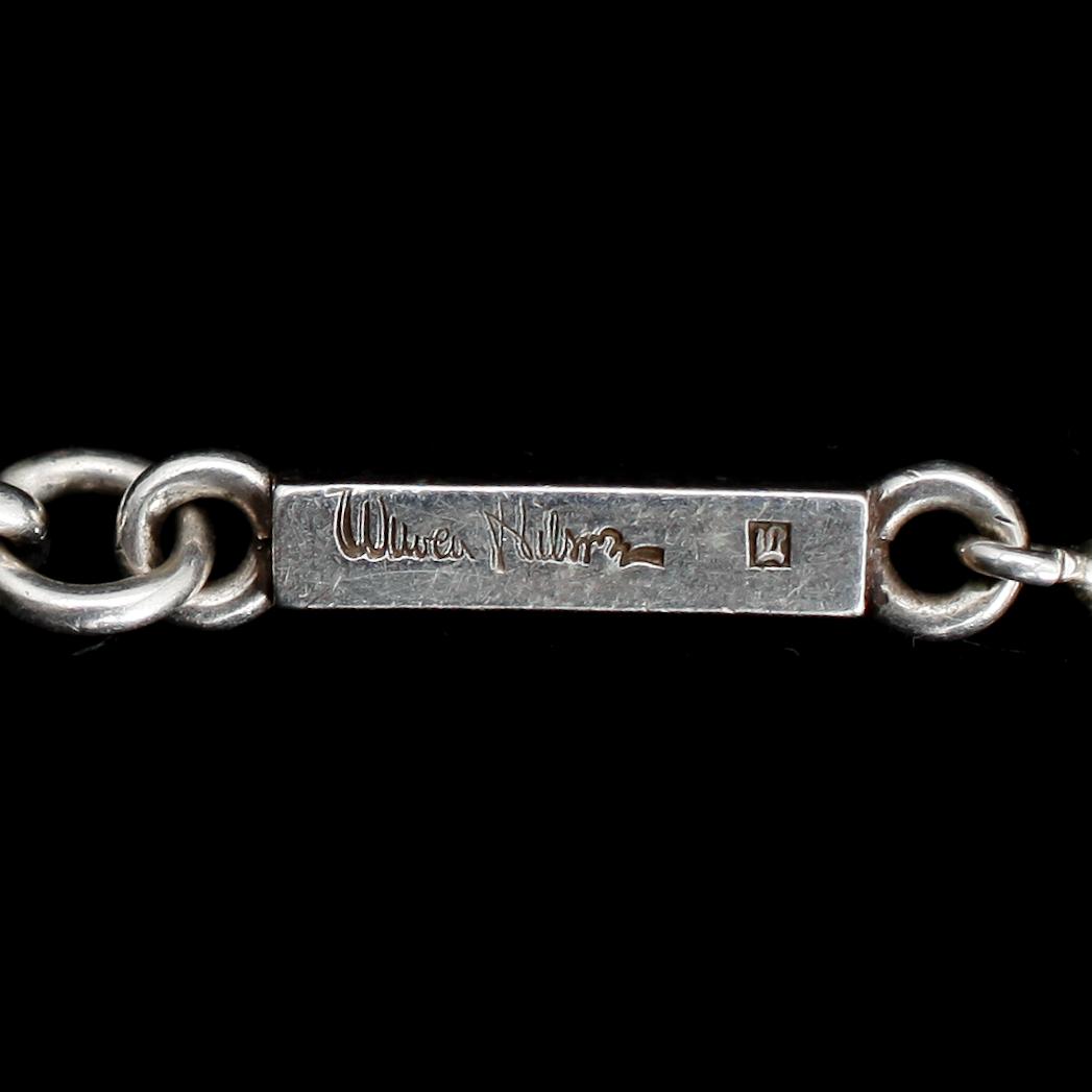 ARMBAND, silver, Wiwen Nilsson, 1937. Vikt ca 14 gram.