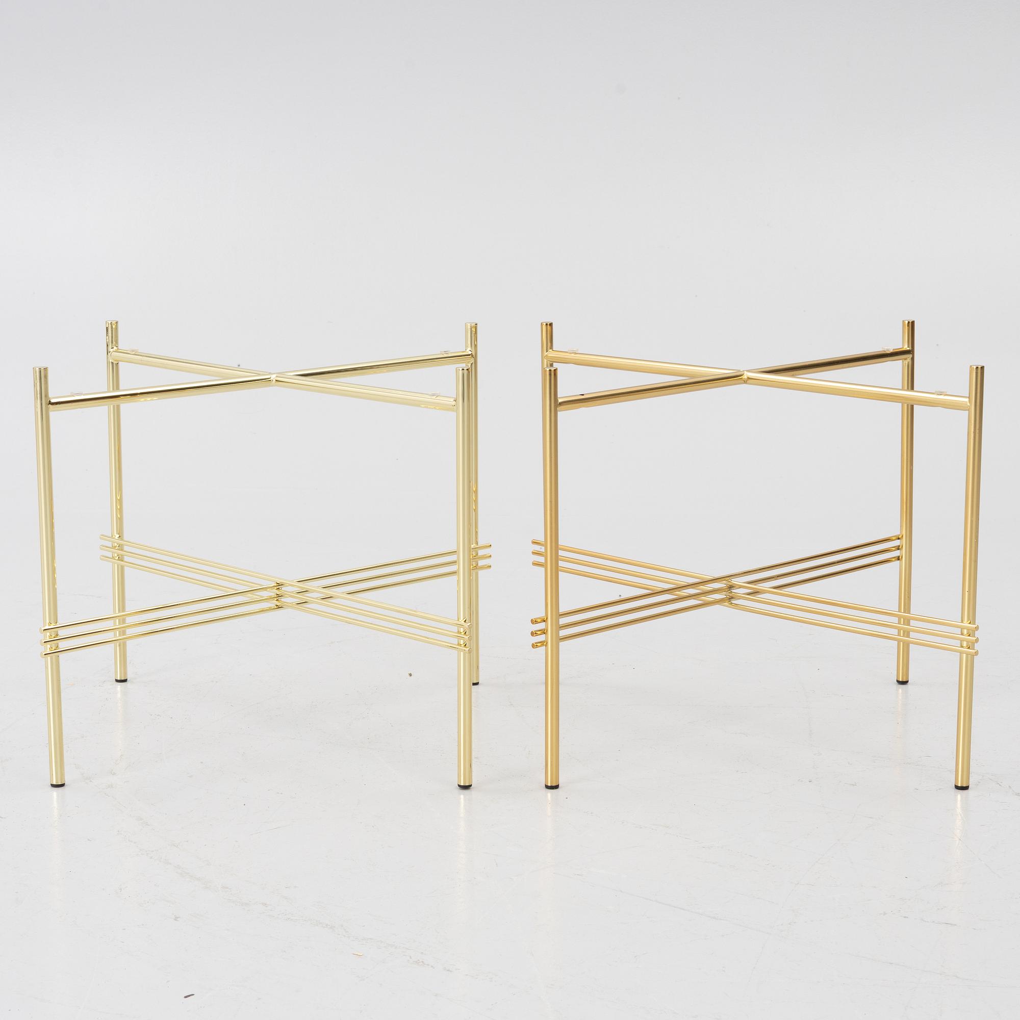 GamFratesi, Legs for side tables, a pair, TS, Gubi, contemporary.
