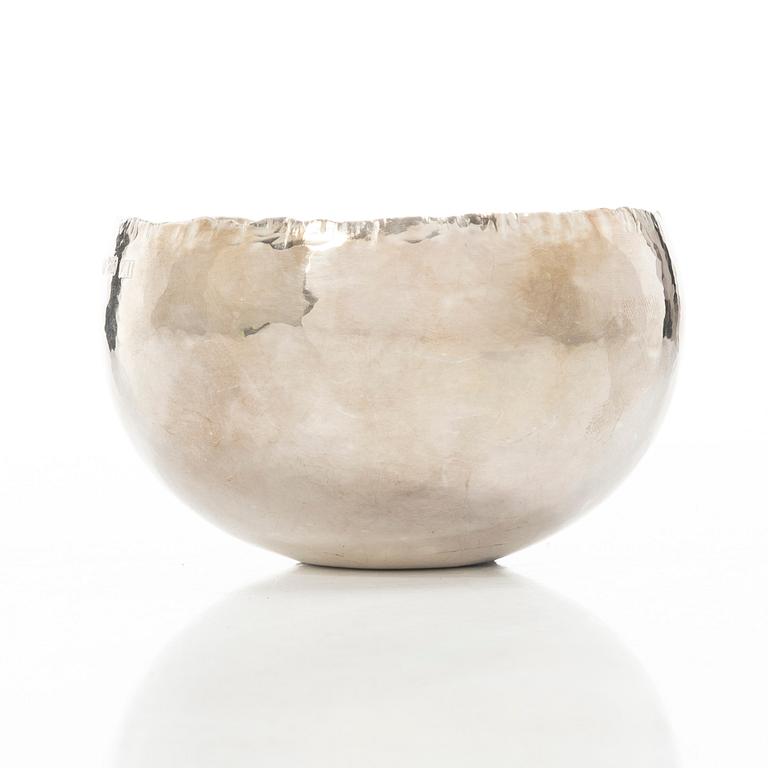 Leif Söderlund Silversmide, skål, sterling silver, Borlänge 1999.