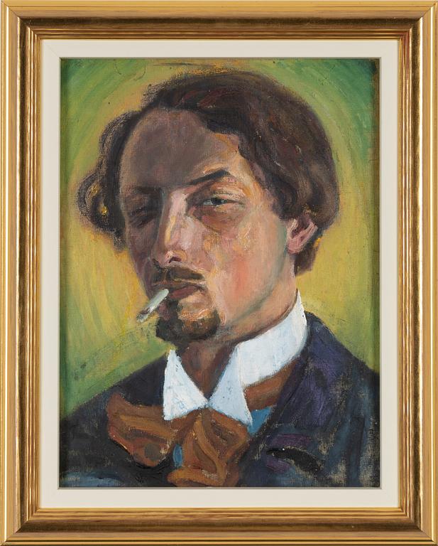 Sigurd Bernholm, Self portrait.