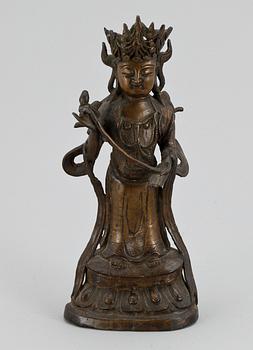 FIGURIN, brons, orientalisk. 1800/1900-tal.