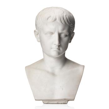 172. Byst, Italien 1800-tal, kejsare Augustus (65 f.Kr - 14 e.Kr).