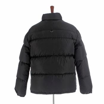 PRADA, a black down jacket, size 48.