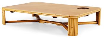 467. A bamboo and birch sofa table, Svenskt Tenn ca 1950.