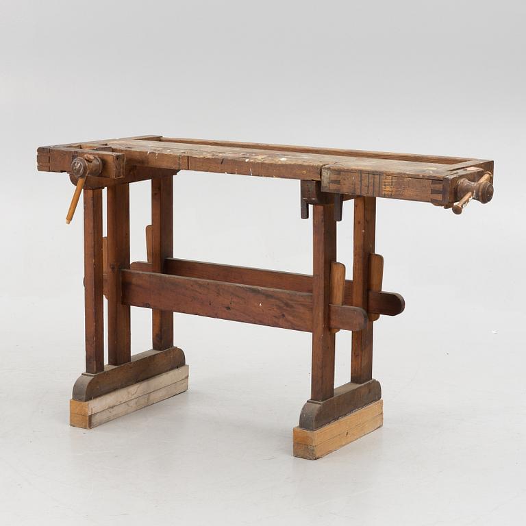 Snickarbänk, 1900-tal.