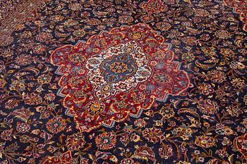 Carpet, Keshan, approx. 400 x 295 cm.