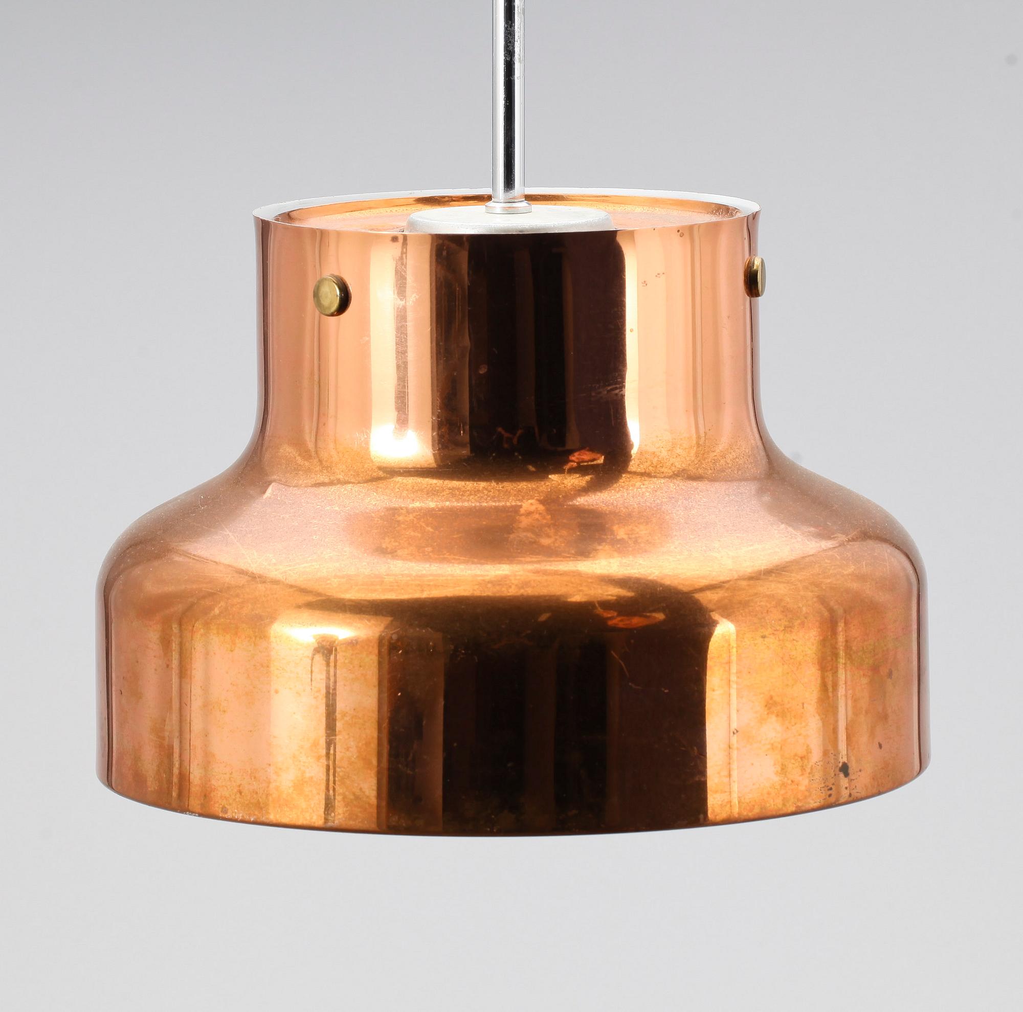 TAKLAMPA, koppar, "Bumligen", Anders Pehrson, Ateljé Lyktan, 1900-talets andra hälft.