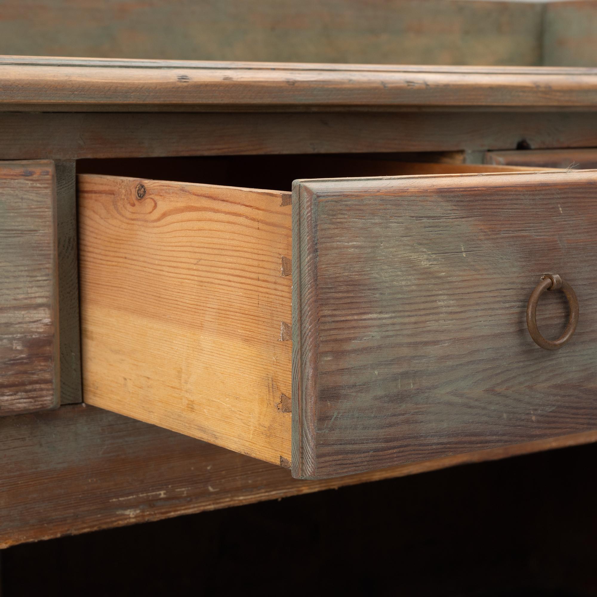 A 19th century sideboard.
