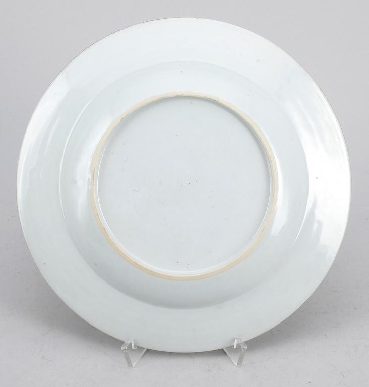 TALLRIK, porslin, Kina, Qianlong, (1736-95).