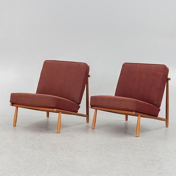 Alf Svensson, fåtöljer, ett par, "Domus", Dux, 1950/60 tal.