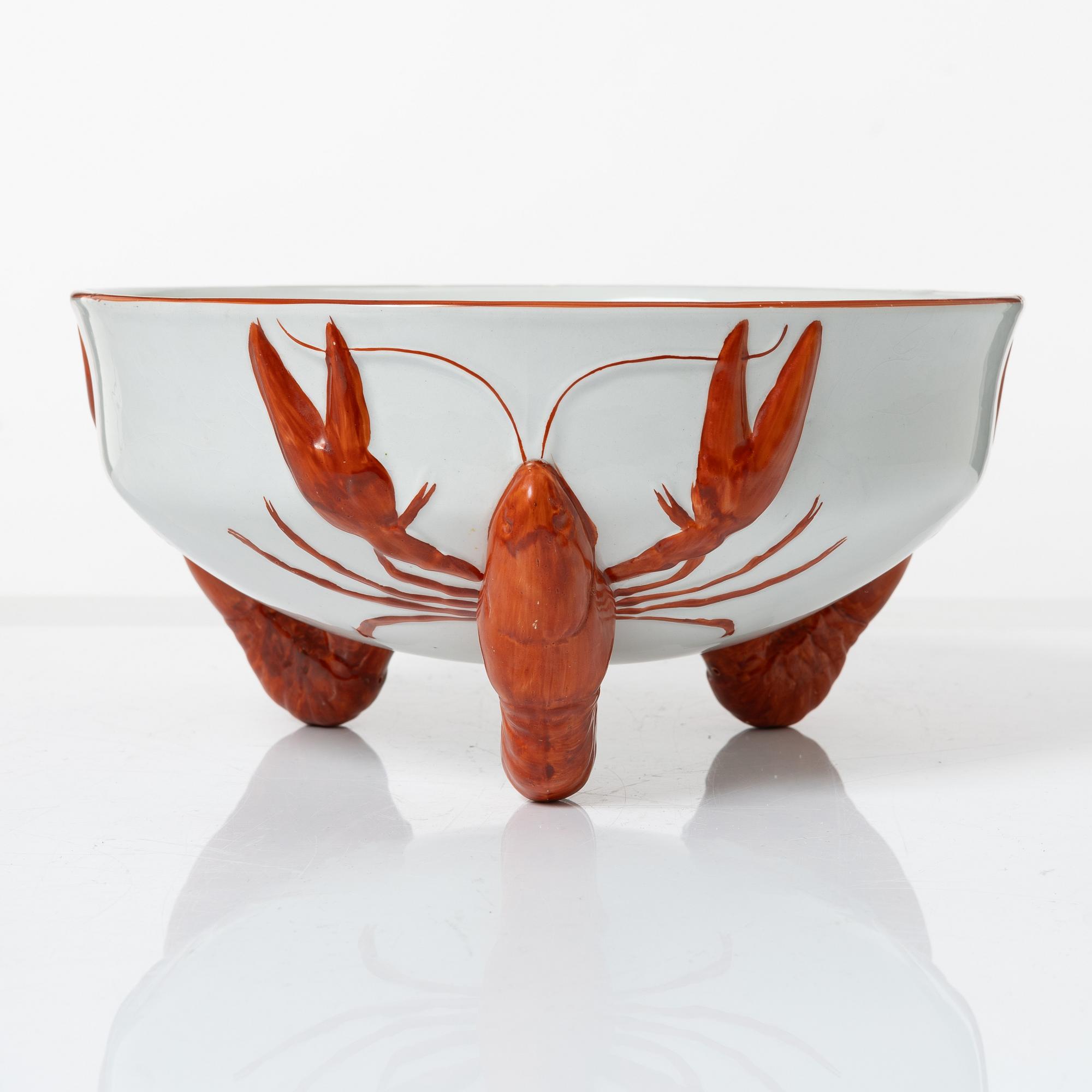 Alf Wallander, Bowl, stoneware, Rörstrand, first half of the 20th century.