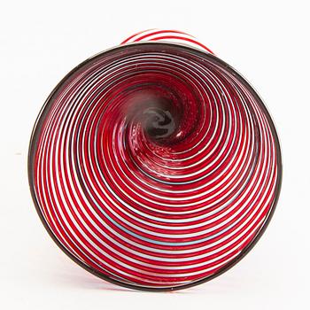 An Italian Murano glass goblet.