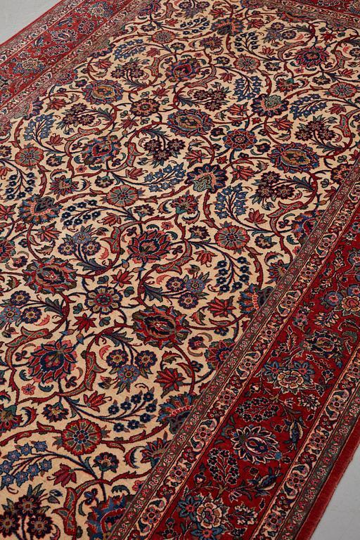 Matto, semi-antique, Kashan, ca 291,5 x 183,5 cm.
