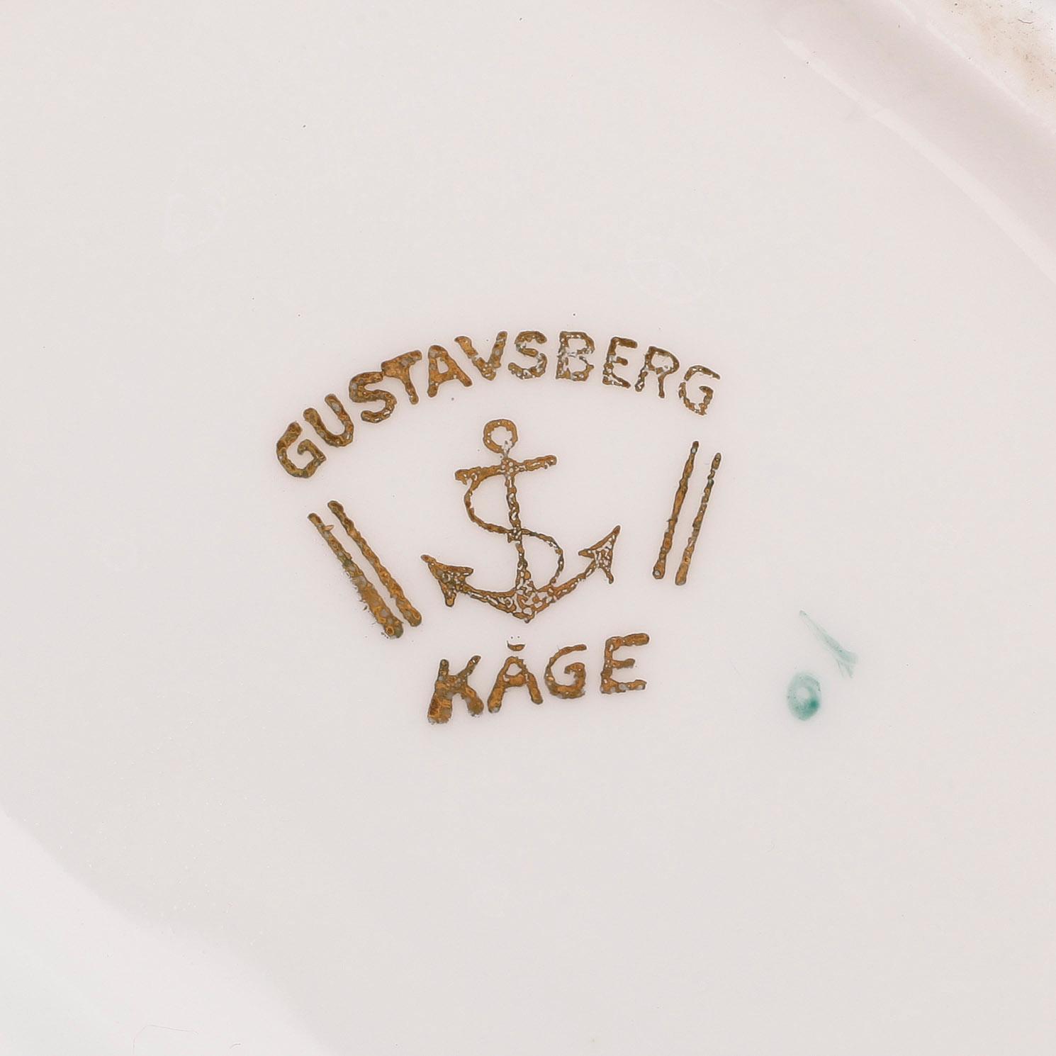 KAFFESERVIS, 14 delar, porslin, Wilhelm Kåge, Gustavsberg.