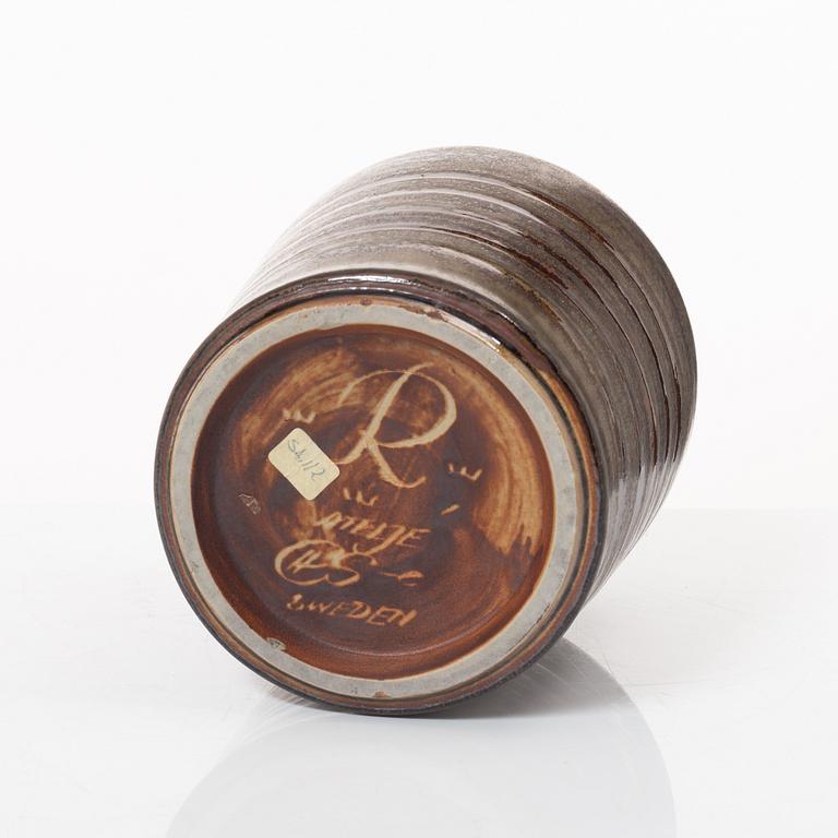 Carl-Harry Stålhane, vas, stengods, Rörstrand Ateljé.