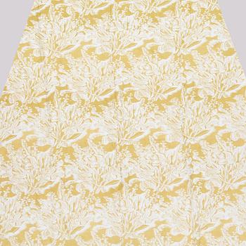 Tyra Lundgren, a linen 'Liljekonvaljebukett' curtain from NK:s Textilkammare.