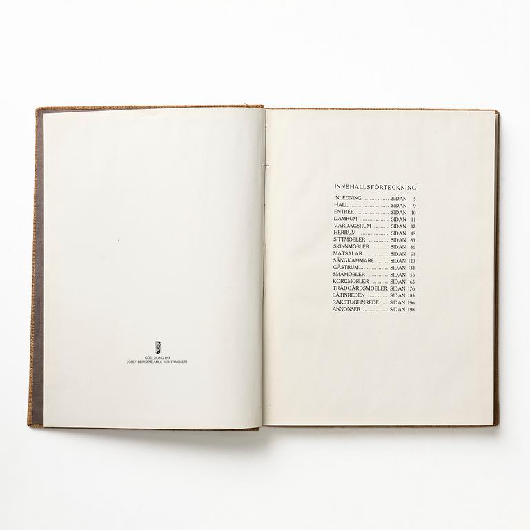 Otto Schulz, "Boet" magazine, bound volumes 1928, 1931-33, loose issues + three "Nya Möbler" and the 1945 jubilee publication.