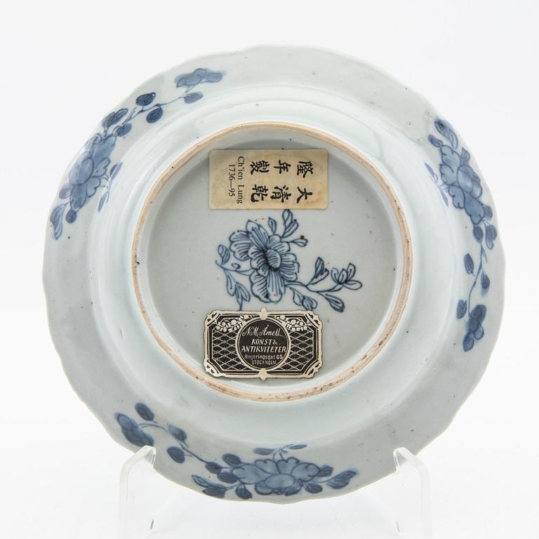 Bowl, porcelain, Ch'ien Lung (1736-95), China, 18th century.