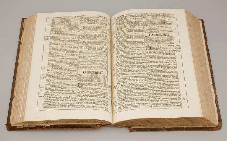 BIBEL, "Karl XII:s", Stockholm 1703.