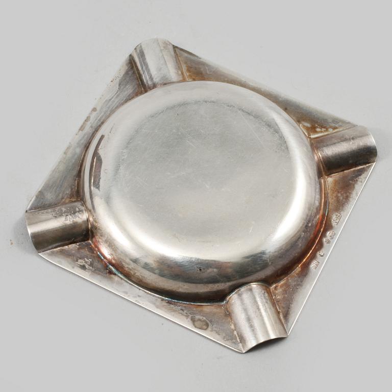 KUVERTASKFAT, 6 st, silver, K Andersson, Stockholm, 1934, vikt 124 gram.