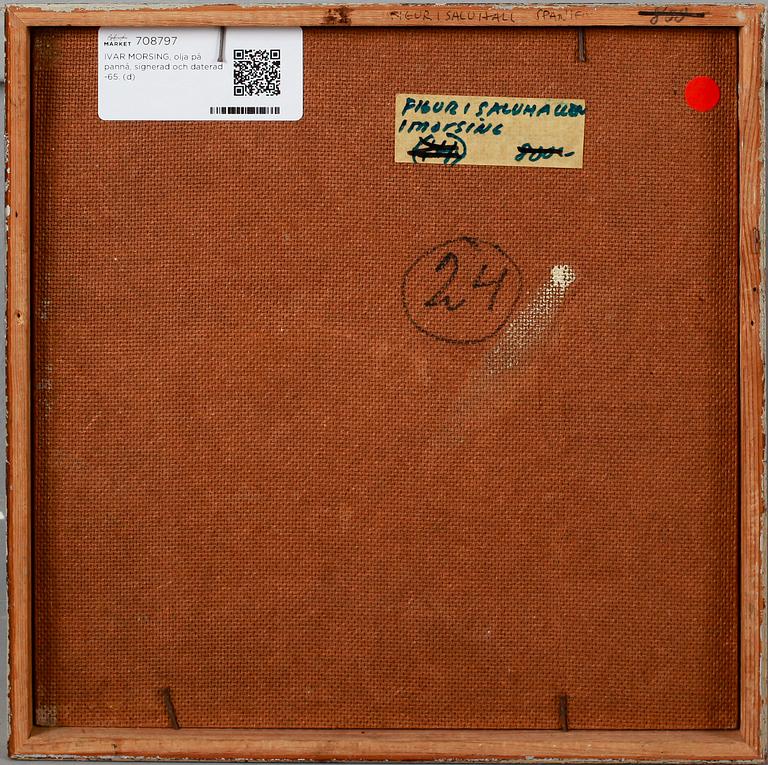 IVAR MORSING, oil on canvas, signed and dated -65.