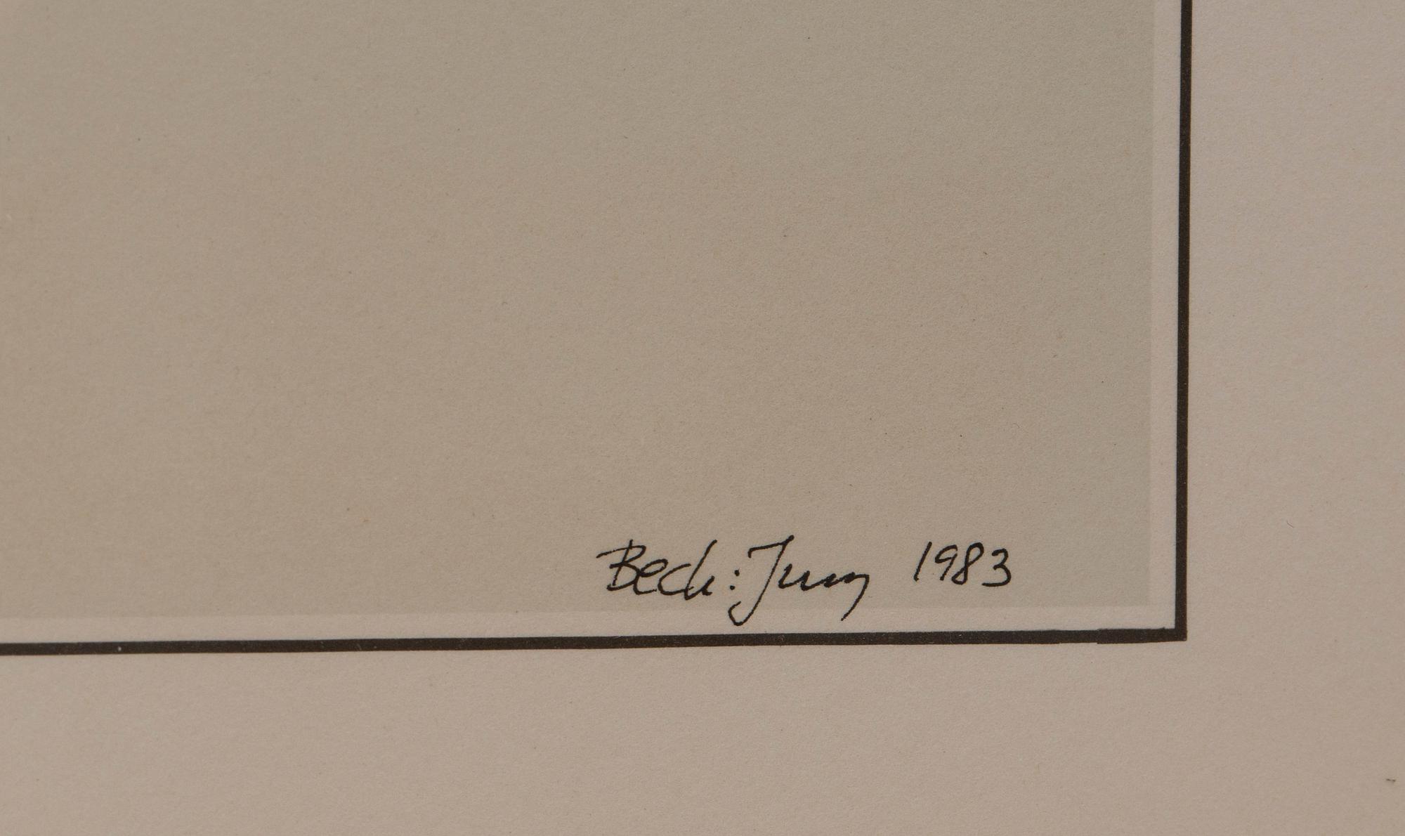 BECK & JUNG (HOLGER BÄCKSTRÖM & BO LJUNGBERG), computer ink, signerad och numrerad 94/96.