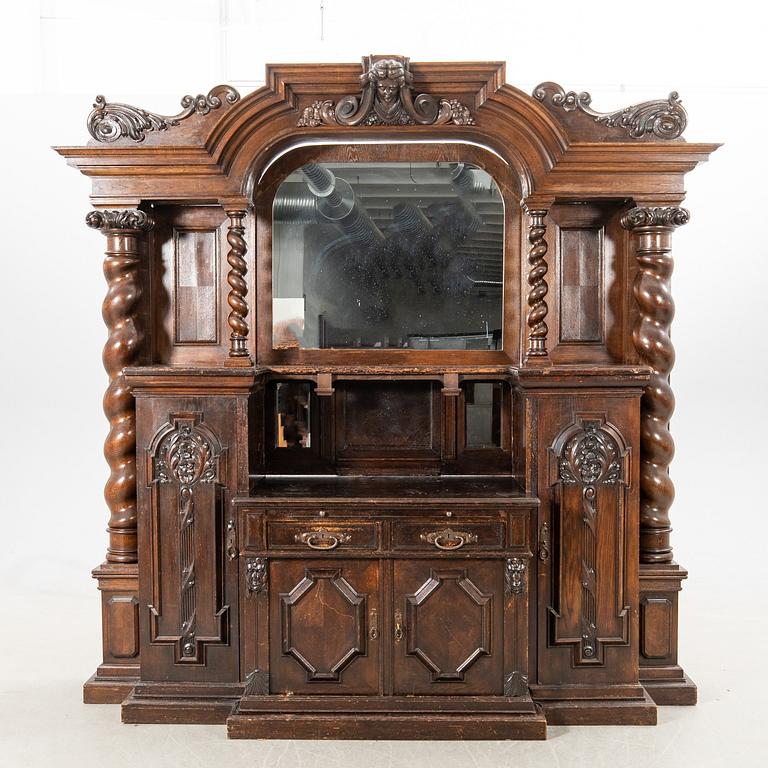 Cabinet/Sideboard Baroque style around 1900.