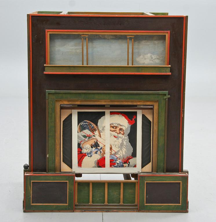 DOCKTEATER med FIGURER samt SCENOGRAFIER, troligen Danmark, 1900-tal.