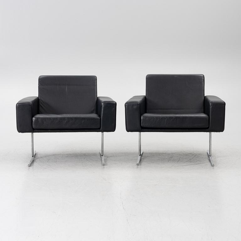 Armchairs, a pair, Danerka, Denmark.