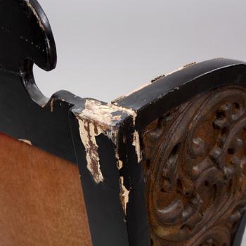 A Swedish Baroque armchair, early 18th century.