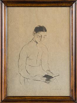 Helene Schjerfbeck, "Konfirmanden (Andakt)".