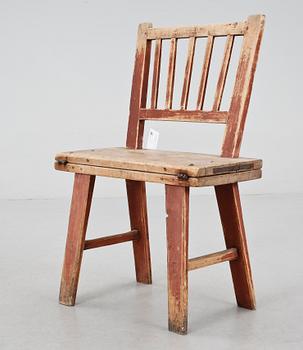STOL/BORD, fällbart, allmoge, sekelskifte 1700/1800.