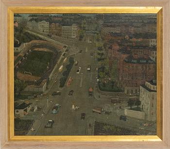 Gösta Gustavson, oil on canvas, signed and dated 1973.