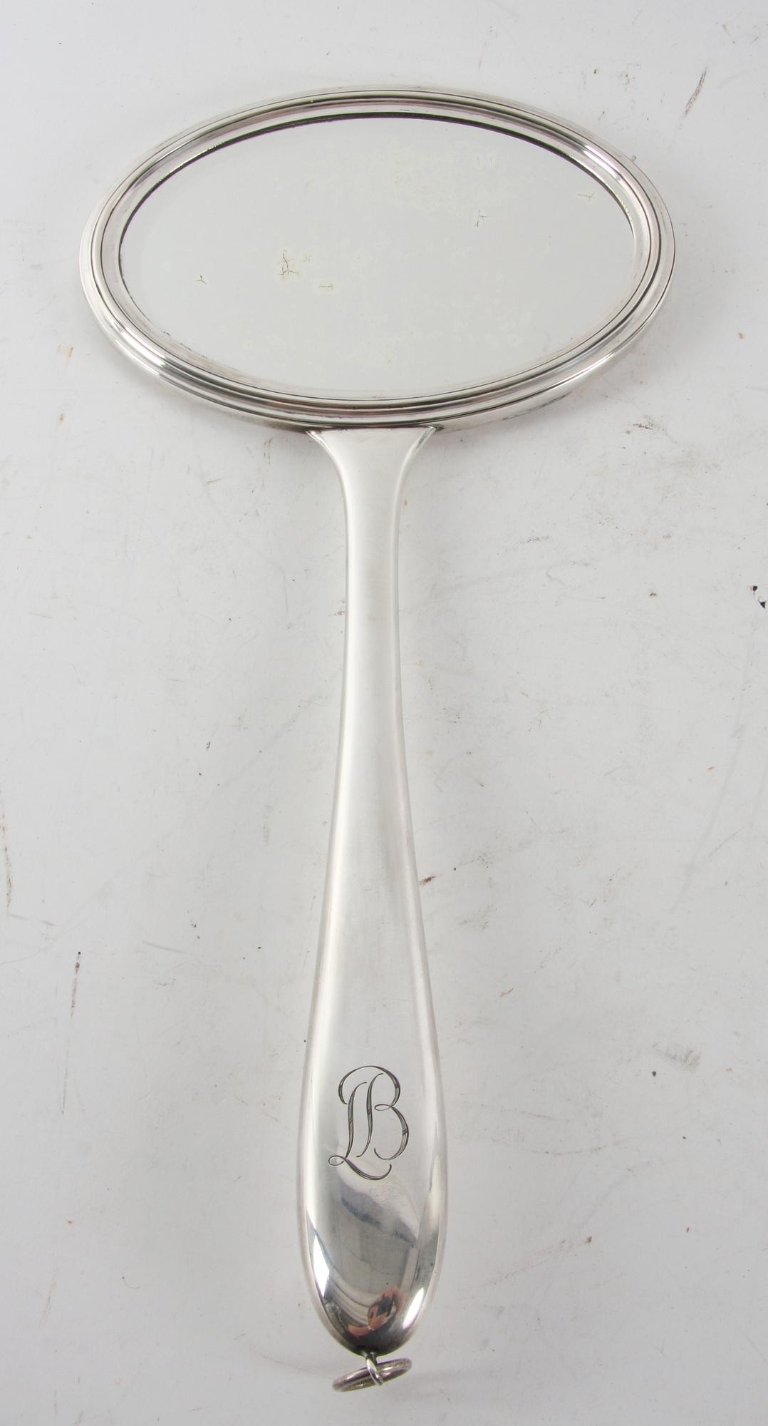 HANDSPEGEL, silver, G.A.B trol 1917.