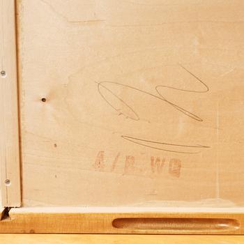 ALVAR AALTO, arbetsbord, licenstillverkat av Design Aalto Hedemora, för Artek, 1945-54.