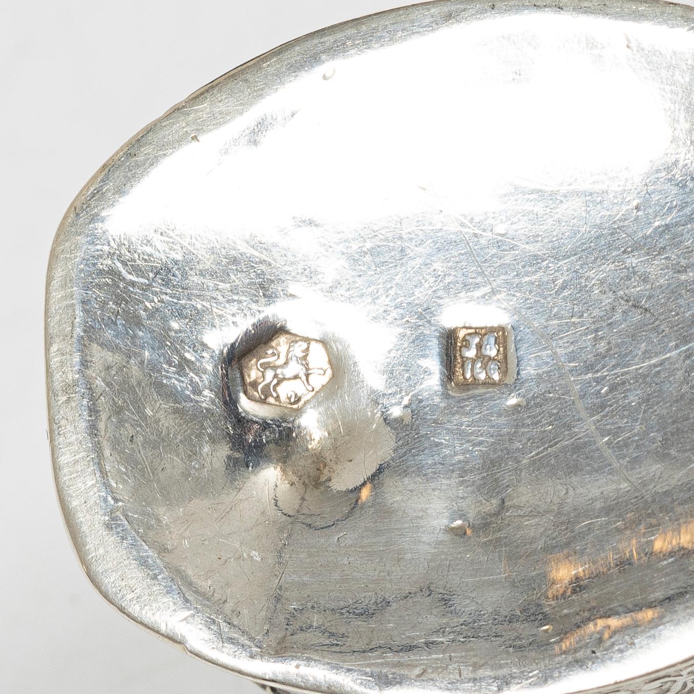 Dosor, 8 st, silver, Holland och England, mestadels 1800-tal.