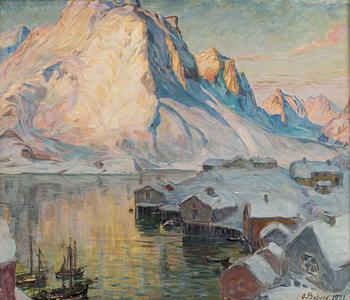 ANNA BOBERG, oil on canvas, signed and dated 1931.