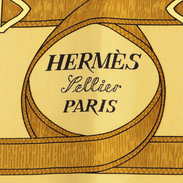 Hermès, scarf, "Eperon d'Or".