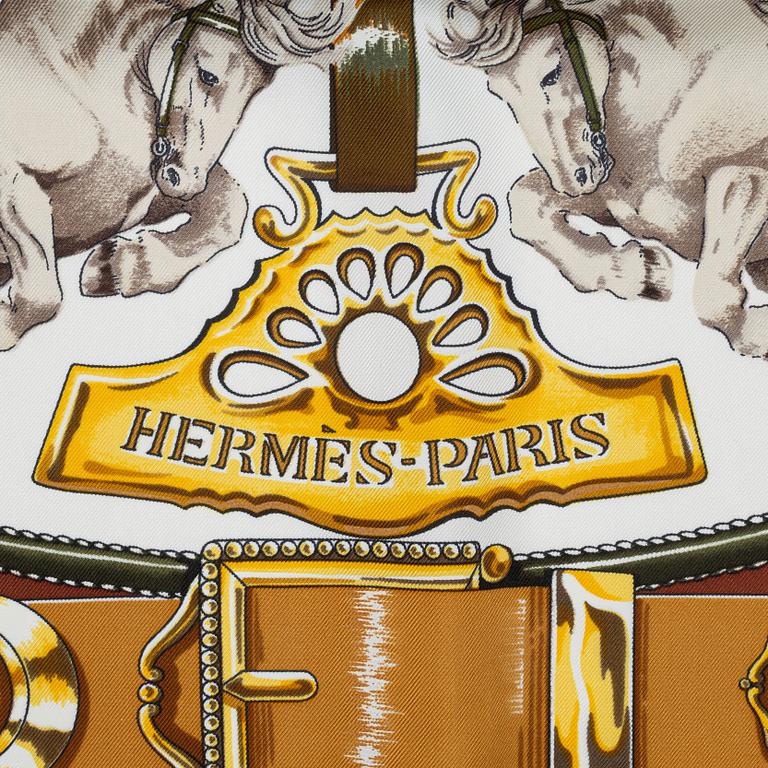 Hermès, scarf, "Chevaux de Trait".