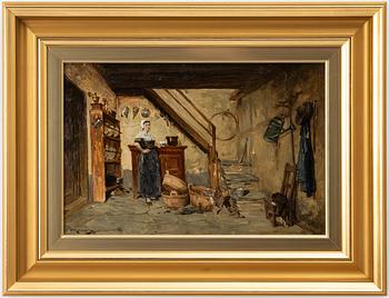 August Jernberg, Köksintriör.