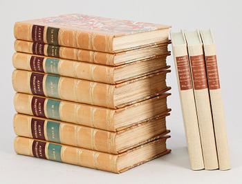 BOKVERK, 6 vol i 7, "Noraskogs arkiv, bergshistoriska samlingar och anteckningar" Johan Johansson, 1889-1928.