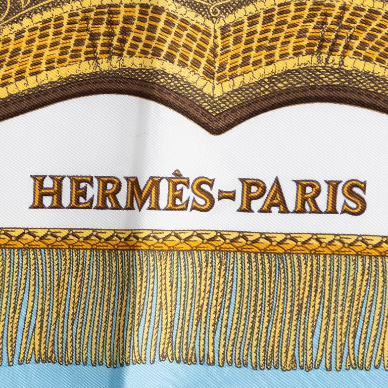 Hermès, scarf, "Poste et Cavalerie".