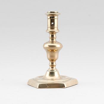 LJUSSTAKE, mässing, 1600-tal.