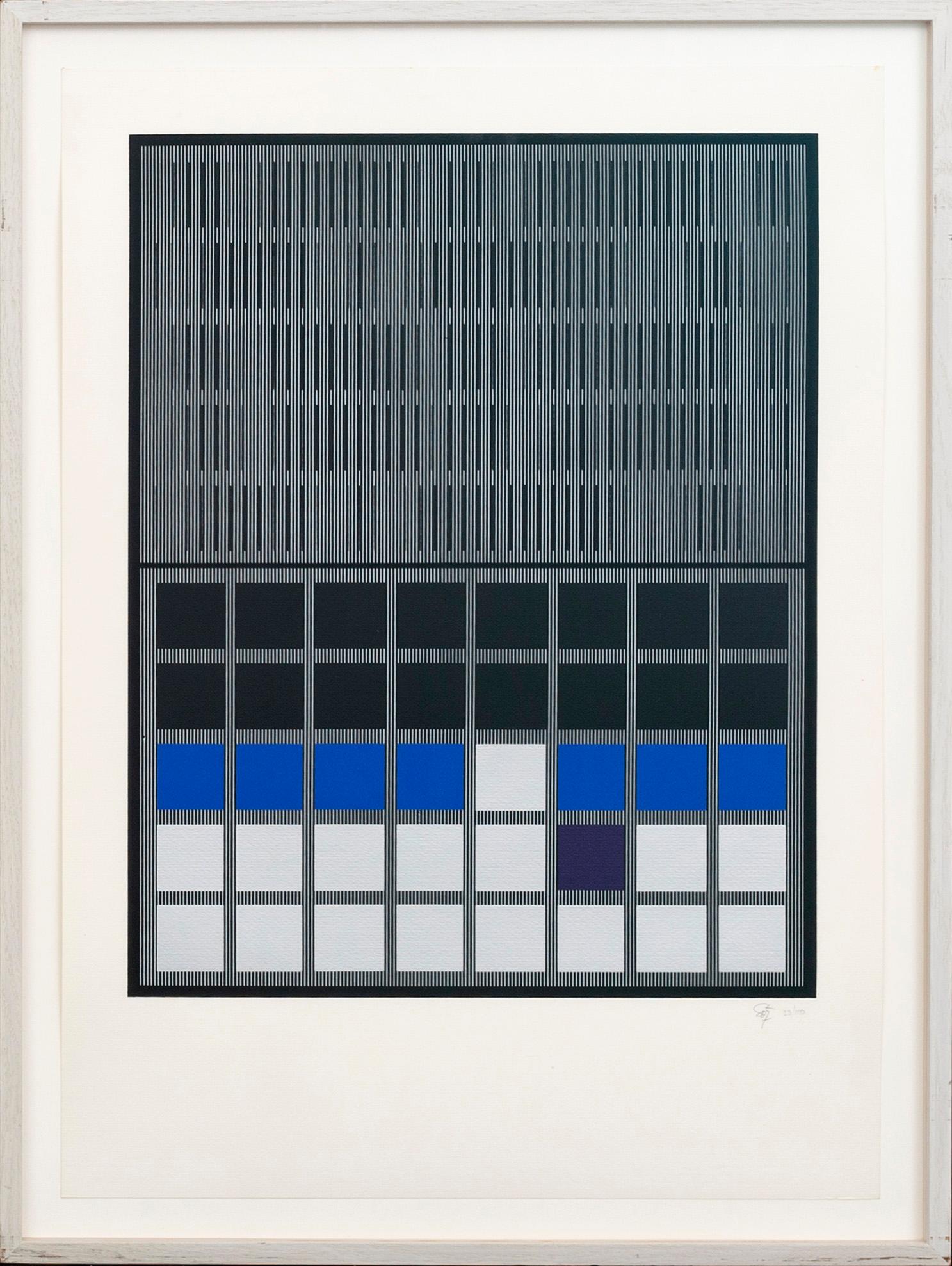 Jesús Rafael Soto, serigrafi, signerad och numrerad 23/100.