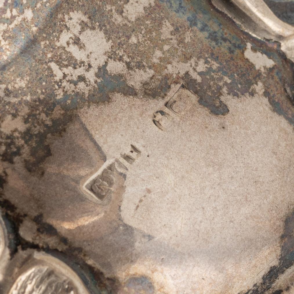 Gustaf Möllenborg, sockerskål, silver, Stockholm, 1860.