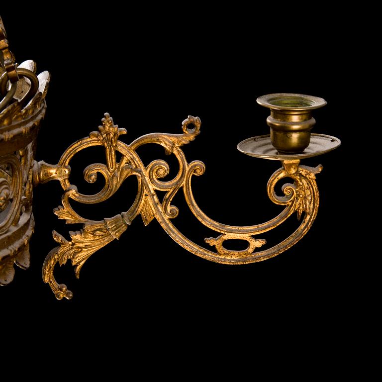 An empire style ceiling lamp from around 1900.